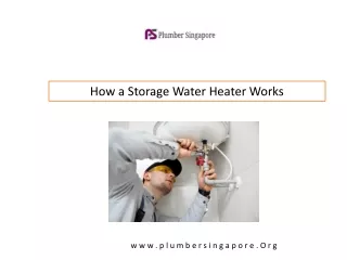 How a Storage Water Heater Works