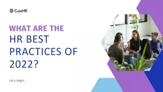 what are the hr best practices of 2022