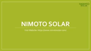 Nimoto Solar, Leading Solar Companies in Maharashtra