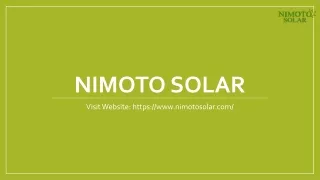Nimoto Solar, Leading Solar Companies in Maharashtra