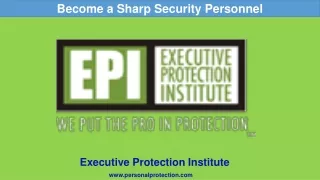 become a sharp security personnel