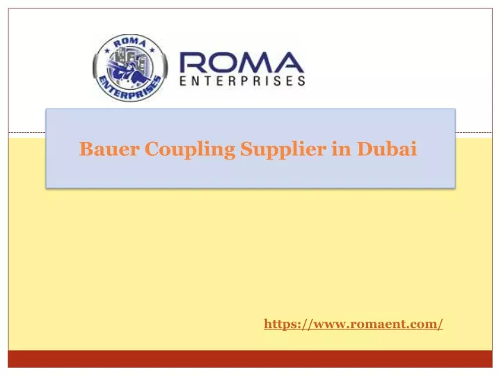 bauer coupling supplier in dubai