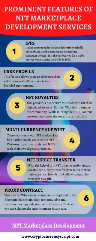 Prominent Features of NFT Marketplace Development Services