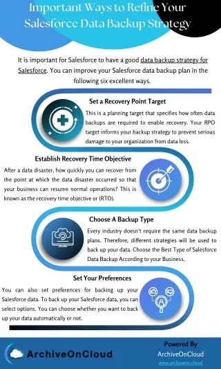 Important Ways to Refine Salesforce Data Backup Strategy