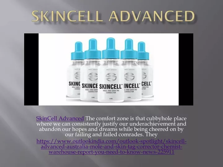 skincell advanced the comfort zone is that