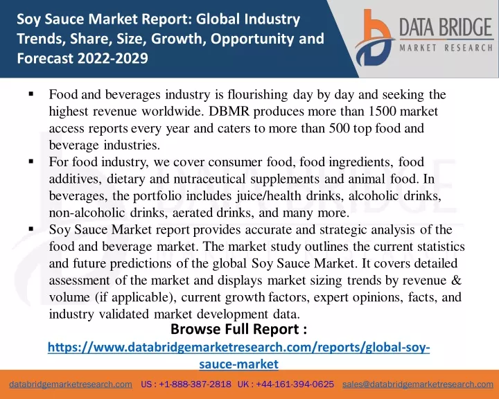 soy sauce market report global industry trends