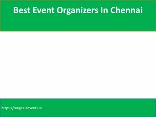 best event organizers in chennai