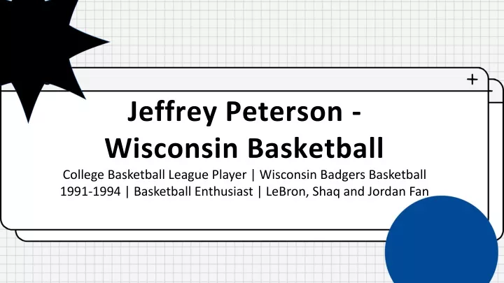 jeffrey peterson wisconsin basketball college