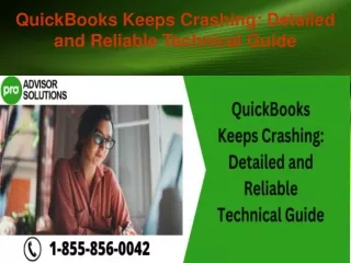 quickbooks keeps crashing detailed and reliable technical guide