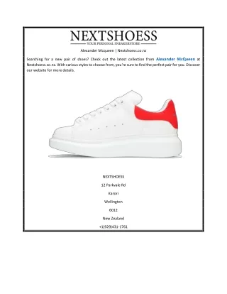 Alexander Mcqueen | Nextshoess.co.nz