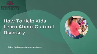 How To Help Kids Learn About Cultural Diversity