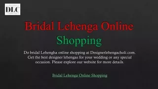 bridal lehenga online shopping