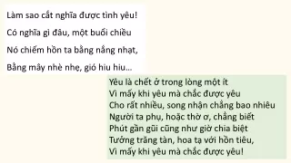 Bài giảng Ngữ văn 11 - Tuần 21: Văn bản "Vội vàng"