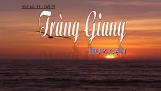 Bài giảng Ngữ văn 11 - Tiết 79: Văn bản "Tràng giang"