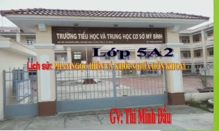 Bài giảng Lịch sử Lớp 5 - Phan Ngọc Hiển và khởi nghĩa Hòn Khoai