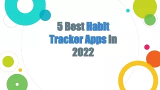 5 best 5 best habit tracker apps tracker apps