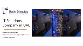 IT Solutions Company in UAE​