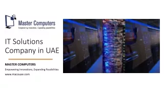 IT Solutions Company in UAE​