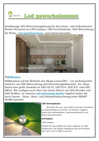 erstklassige led beleuchtungsl sung f r den innen