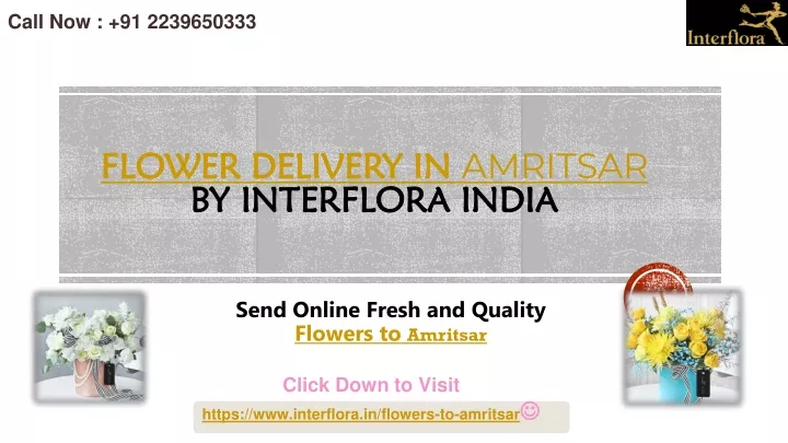 flower delivery in amritsar by interflora india