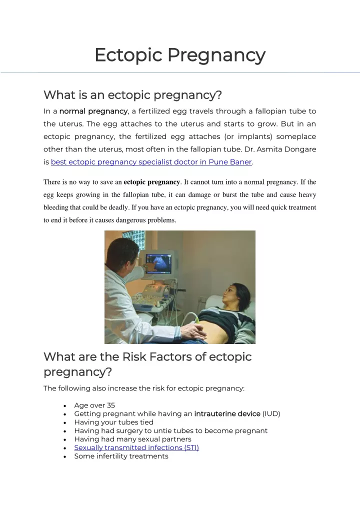 Ppt Ectopic Pregnancy Powerpoint Presentation Free Download Id