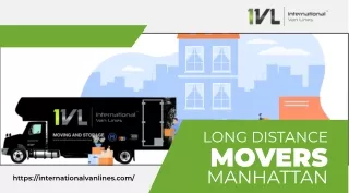 Looking for licensed long-distance movers in Manhattan? Visit International Van
