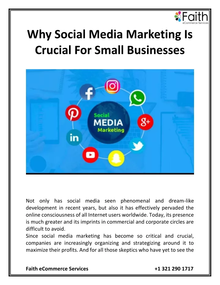 Ppt Why Social Media Marketing Is Crucial For Small Businesses