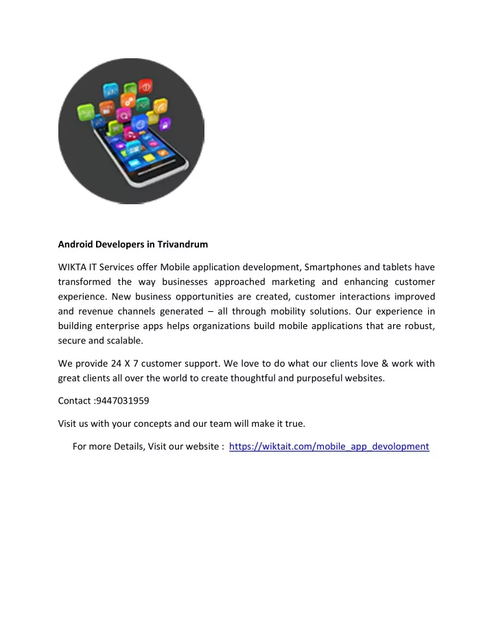 android developers in trivandrum