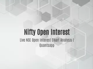 nifty open interest live nse open interest chart