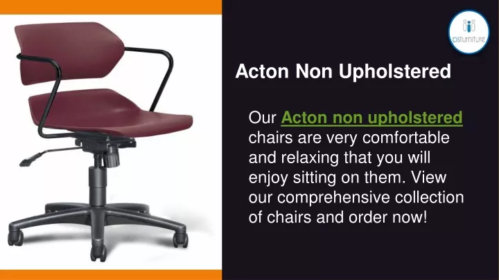 acton non upholstered