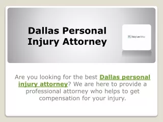 Dallas Personal Injury Attorney