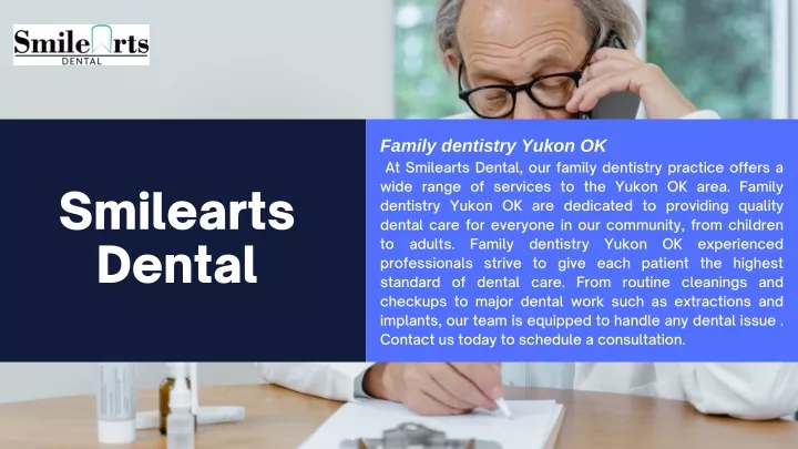 family dentistry yukon ok at smilearts dental