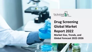 drug screening global market report 2022 market