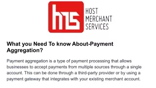what you need to know about payment aggregation