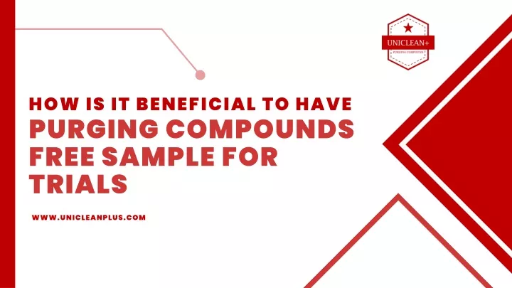 how is it beneficial to have purging compounds