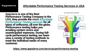 Affordable Performance Testing Services in USA