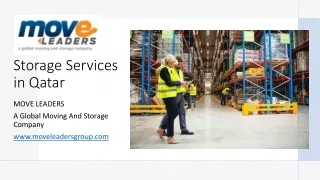 Storage Services in Qatar_