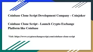 coinbase clone script launch crypto exchange platform like coinbase
