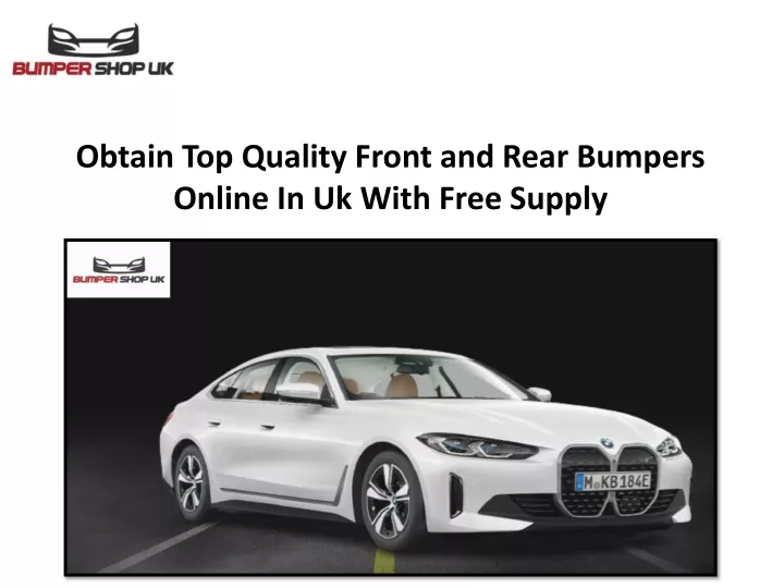 obtain top quality front and rear bumpers online