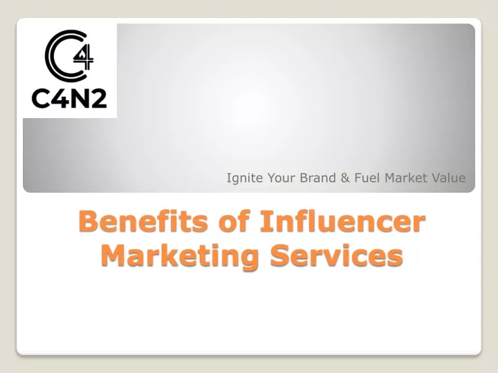 benefits of influencer marketing services