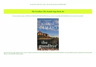 Download [ebook]$$ The Goodbye (The Seaside Saga Book 16) EBOOK #pdf