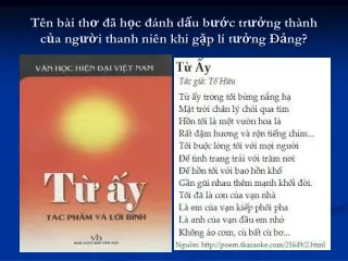 Bài giảng Ngữ văn 12 - Văn bản: Việt Bắc