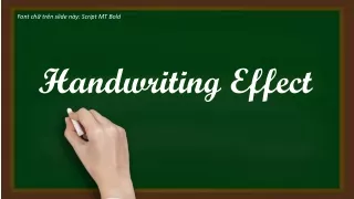 Handwriting Effect