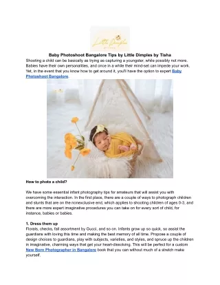 Baby Photoshoot Bangalore Tips by Little Dimples by Tisha (3)