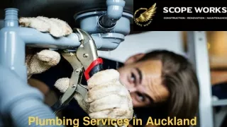 Residential and Commercial Plumbers in Auckland | Scope Works