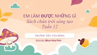 Bài giảng Toán Lớp 2 - Em làm được những gì?