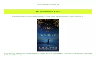 ^READ) This Place of Wonder A Novel EBOOK #pdf