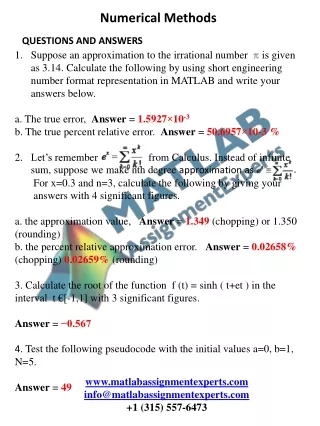 numerical methods