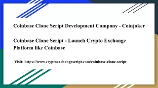 coinbase clone script development company