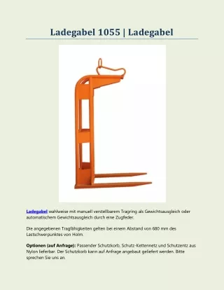 Ladegabel - Ladegabel 1051